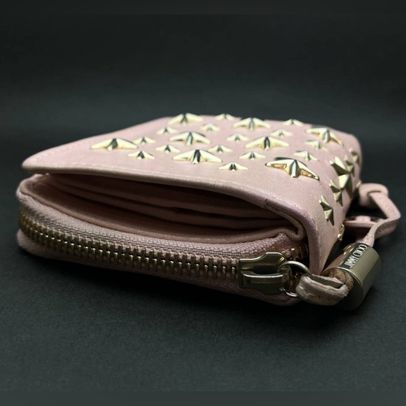 💕JIMMY CHOO STAR STUDDED COMPACT WALLET💕 - Picture 3 of 9